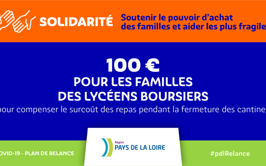 100€ d’aide aux lycéens boursiers